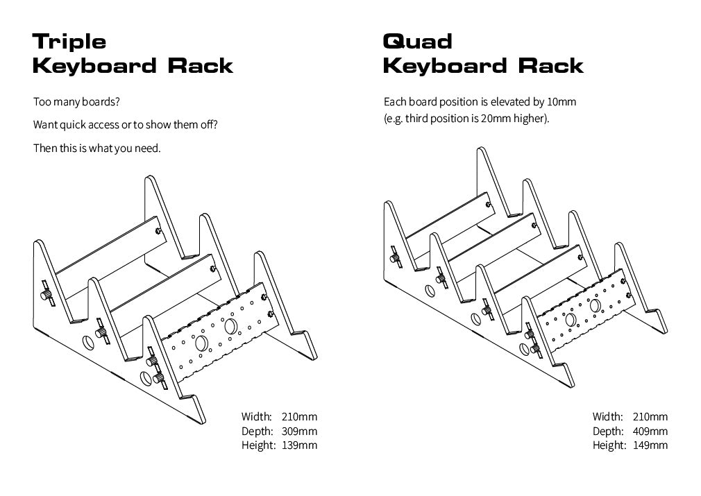 Laser Ninja Keyboard Stands - Image 29